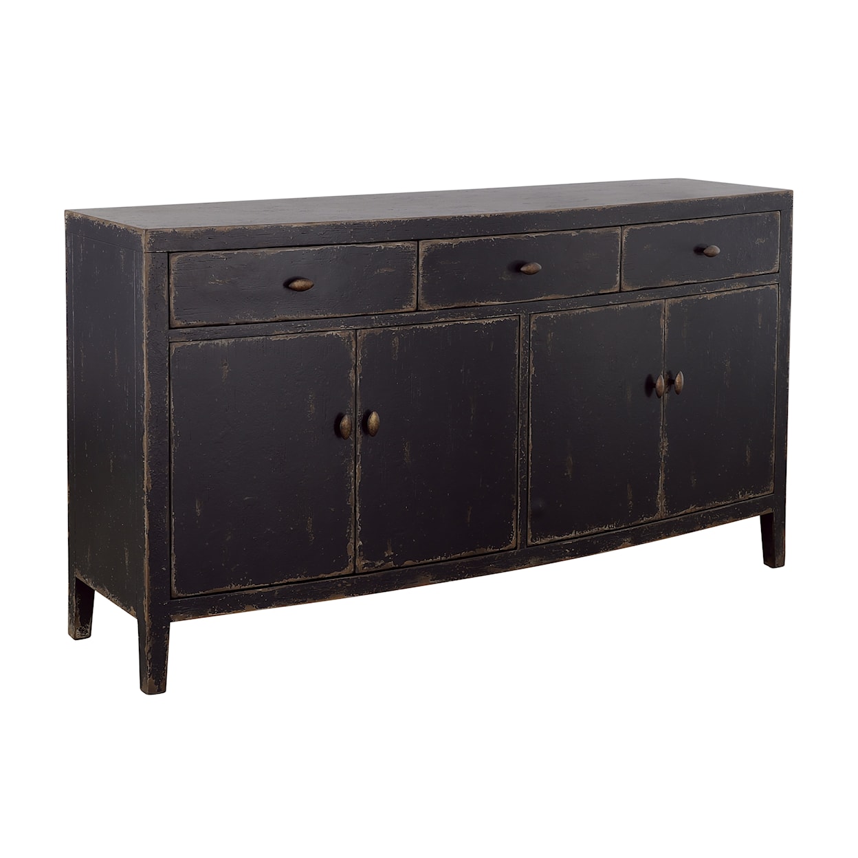 Carolina Accent Coast to Coast Imports Four Door Three Drawer Credenza