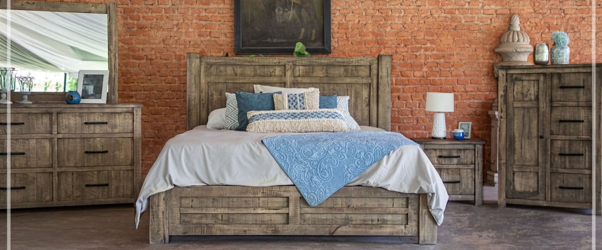 Rustic 5-Piece Queen Bedroom Set