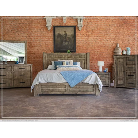 Rustic 5-Piece Queen Bedroom Set