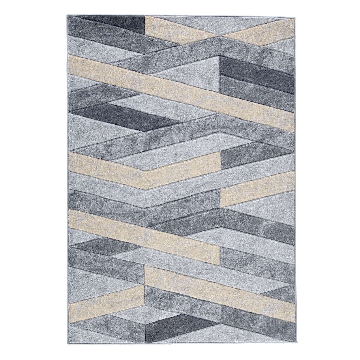 Signature Design by Ashley Contemporary Area Rugs Wittson Beige/Gray Medium Rug