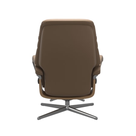 Medium Reclining Chair with Cross Base