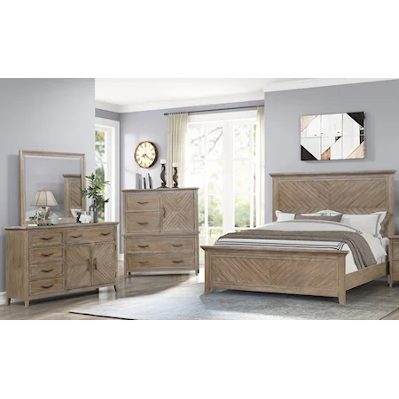 Rustic Tybee 4-Piece Bedroom Set