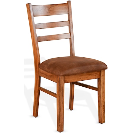 Ladderback Chair with Cushion Seat