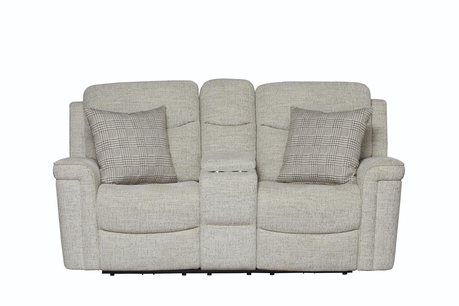 Manual Reclining Console Loveseat