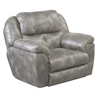 Power Headrest Lay Flat Recliner with Lumbar