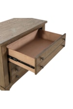 Liberty Furniture Americana Farmhouse Transitional 5-Drawer Lateral File Cabinet