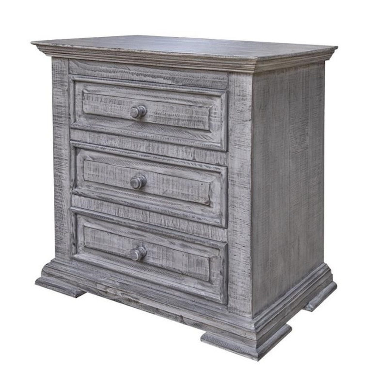 International Furniture Direct Terra White Nightstand