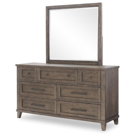 Dresser and Mirror