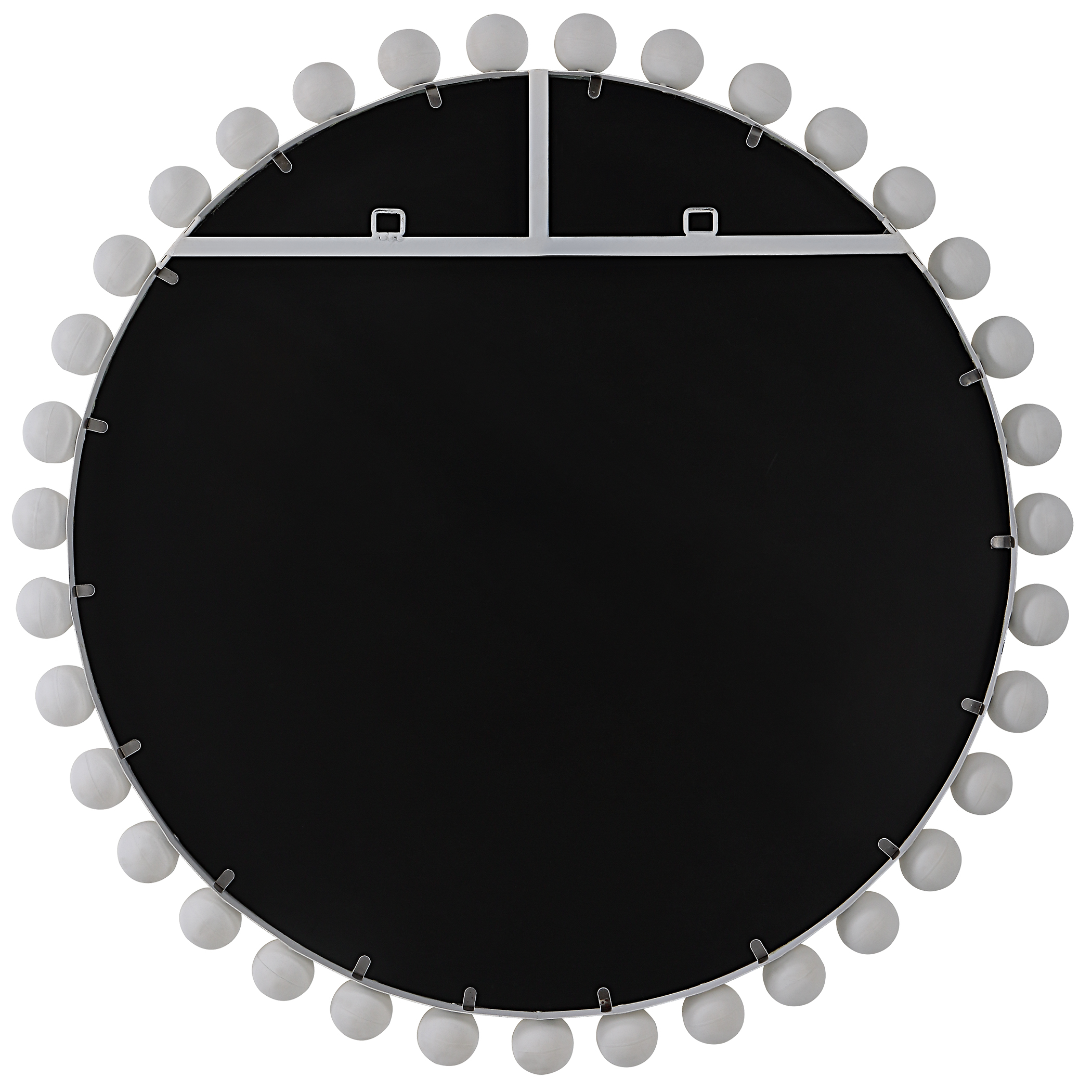 Uttermost Cyra Cyra White Round Mirror