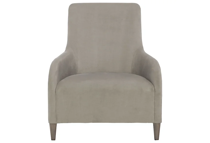 Interiors Naomi Leather Chair by Bernhardt at Baer's Furniture