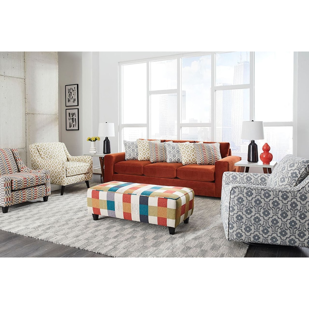 Fusion Furniture 7000 MARQUIS Living Room Set