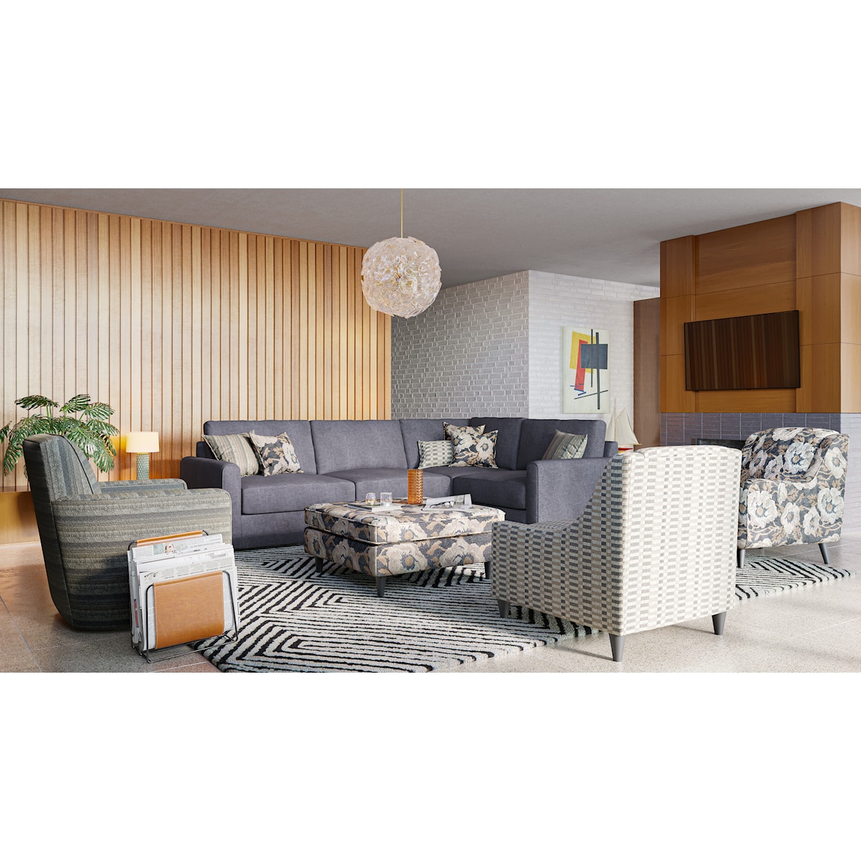 VFM Signature 7000 ARGO ASH 2-Piece Sectional