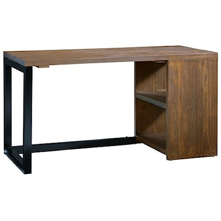 Industrial Desk with Shelves