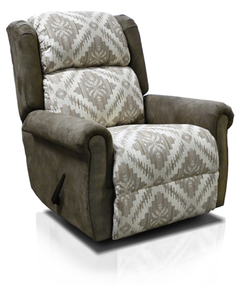 Casual Manual Swivel Glider Recliner