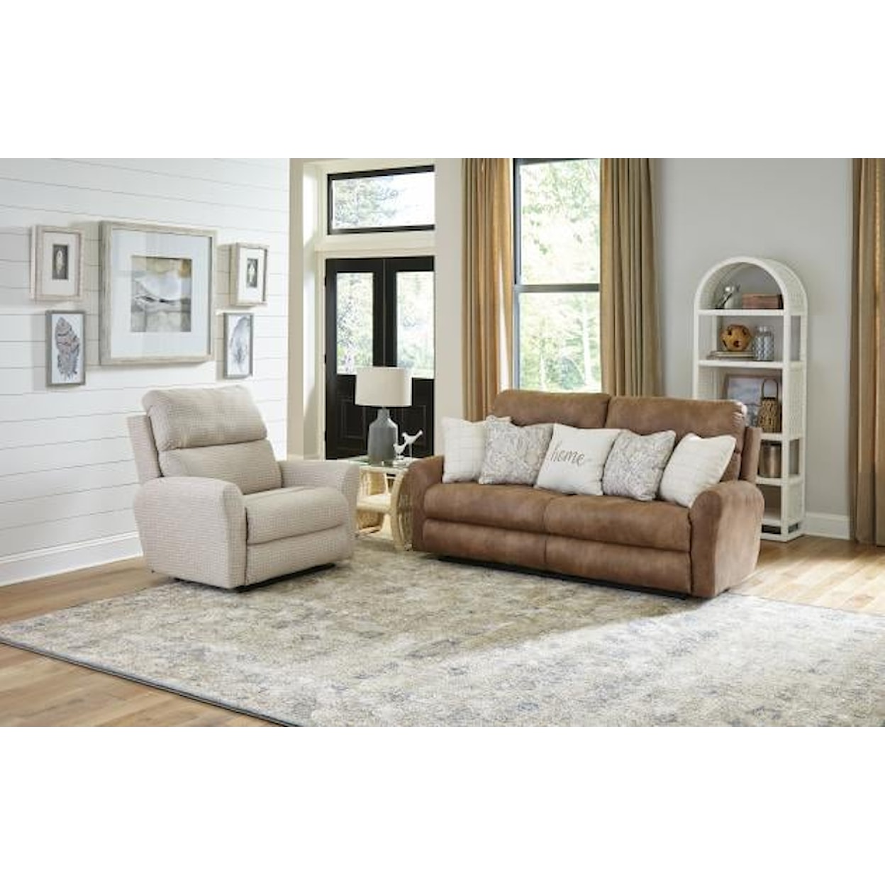Catnapper 388 Justine Lay Flat Extra Wide Recliner