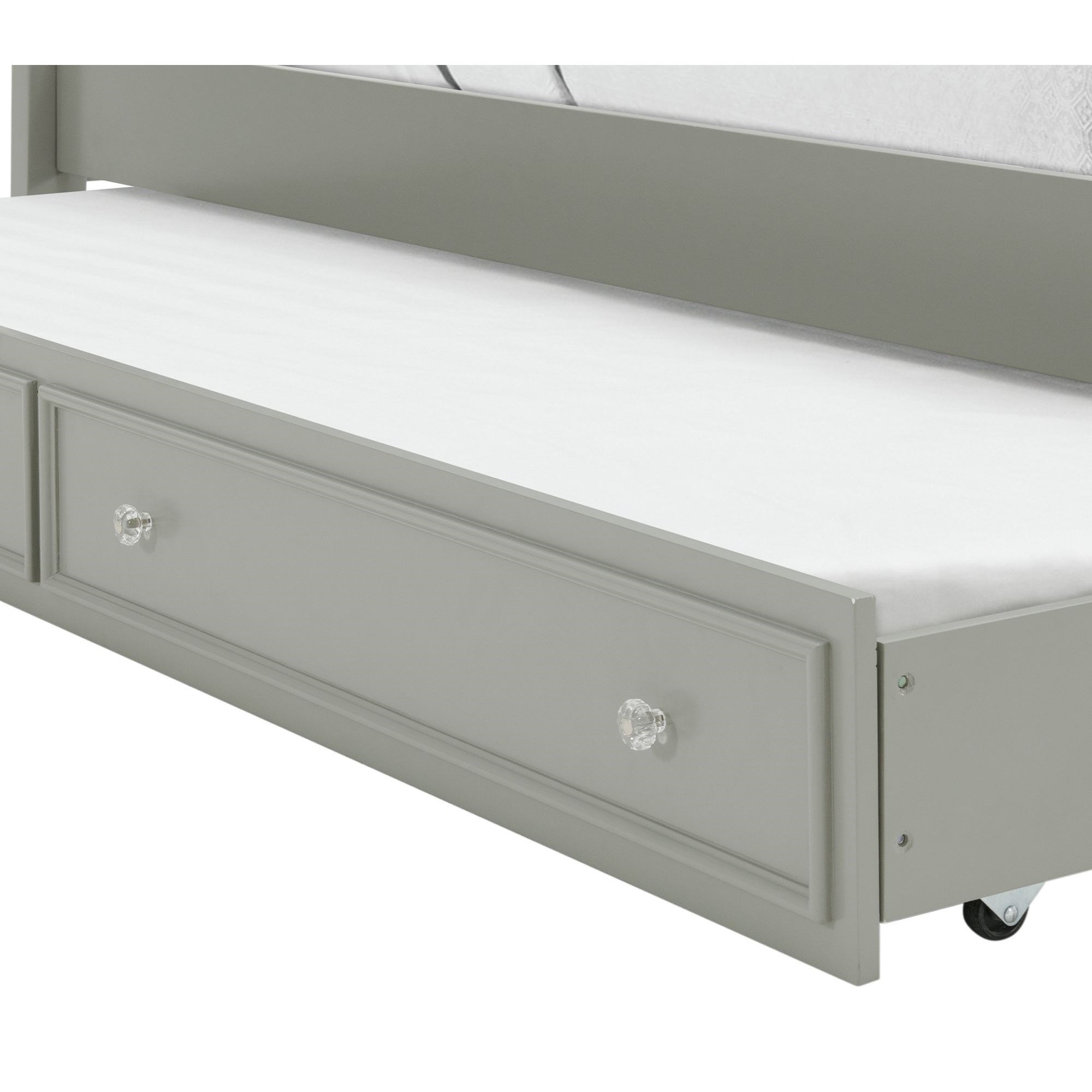 Twin Upholstered Trundle Bed