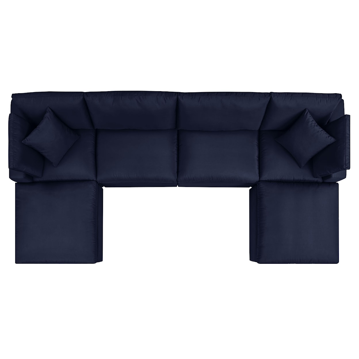 Modway Commix Outdoor 6-Piece Sectional Sofa