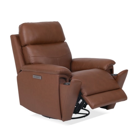 Refined Power Swivel Gliding Recliner