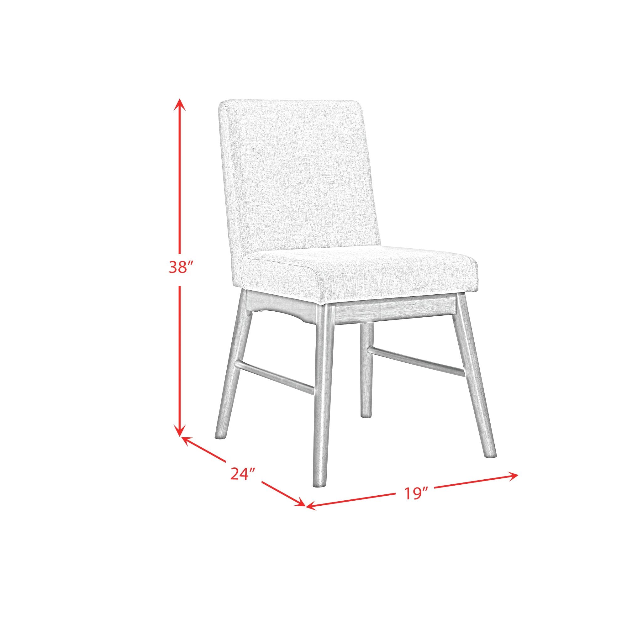 Elements International Malibu 7-Piece Dining Room Set