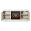 StyleLine Bellaby Large TV Stand with Fireplace