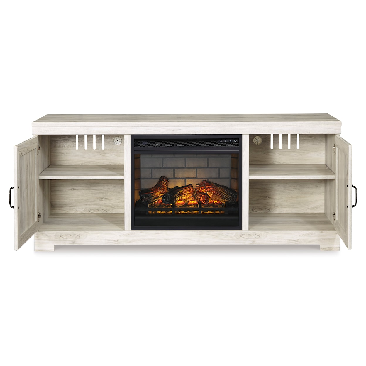 Signature Design Bellaby Large TV Stand with Fireplace