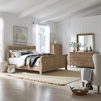 Rustic 4-Piece Queen Bedroom Group