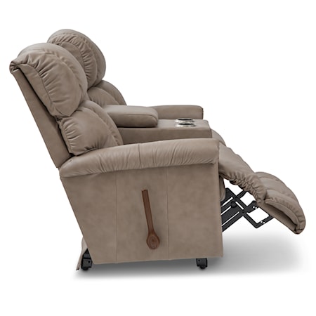 Wall Reclining Loveseat with Console