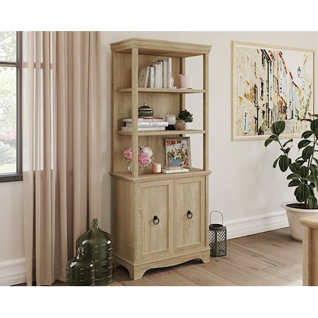 Bookcase with Concealed Storage