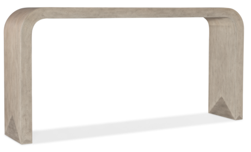 Contemporary Console Table with Triangle Motif