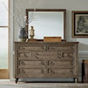 Liberty Furniture Americana Farmhouse 9-Drawer Dresser & Mirror Set