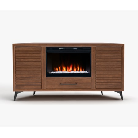 Electric Fireplace Corner TV Stand