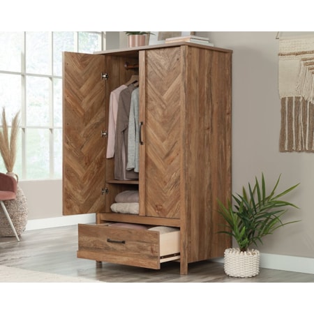 Two-Door Wardrobe Cabinet