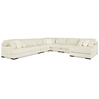 6-Piece Sectional with Chaise