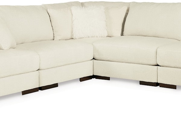 6-Piece Sectional with Chaise