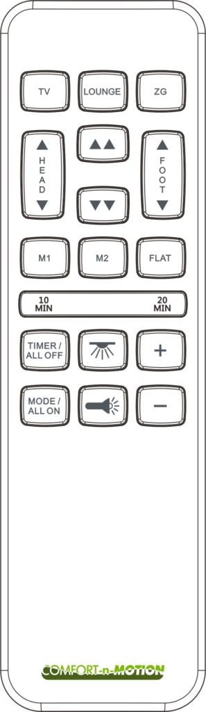 Spring Air SS43 Adjustable Bed Base S43033 TWIN ADJUSTABLE BASE