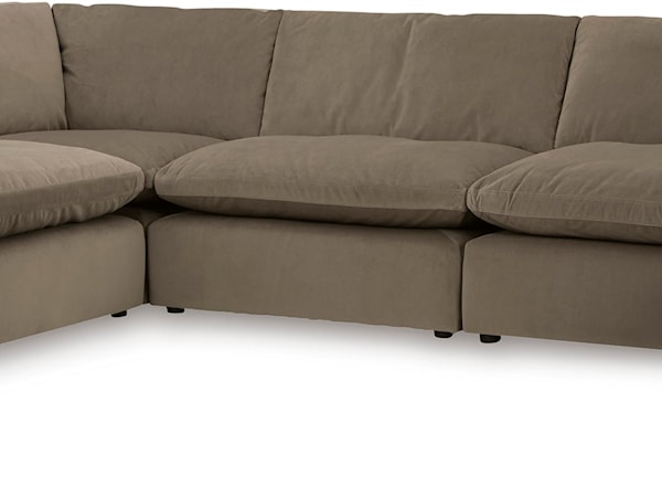 6-Piece Sectional with Chaise