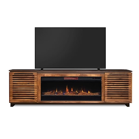 86&quot; Fireplace Console