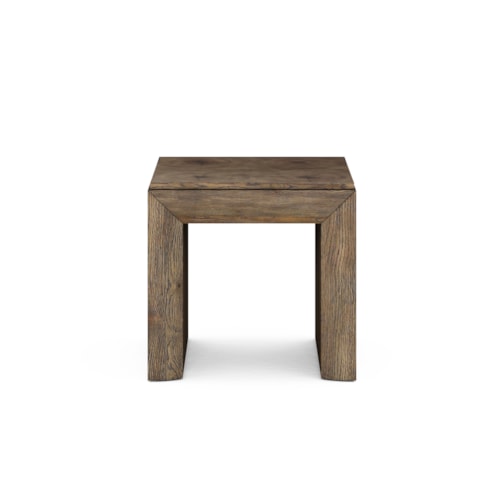 Transitional Square End Table