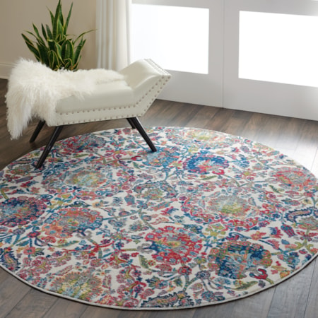 4&apos; Round  Rug