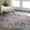 Nourison Ankara Global 4' Round  Rug