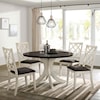 Furniture of America Haleigh Round Dining Table