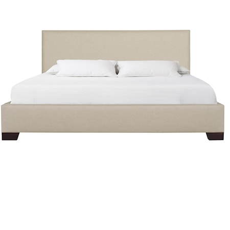 California King Upholstered Panel Bed