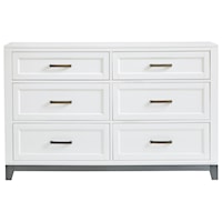 Contemporary 6-Drawer Dresser