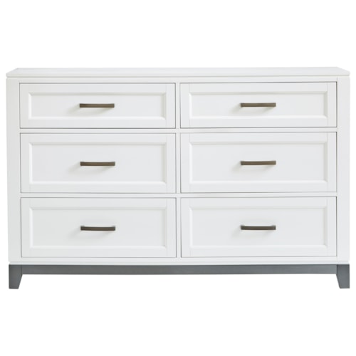 Contemporary 6-Drawer Dresser