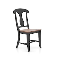 Farmhouse Customizable Splat Back Dining Side Chair