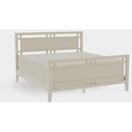 Atwood King High Footboard Gridwork Bed