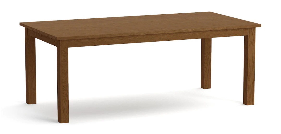 Bassett bench made online dining table