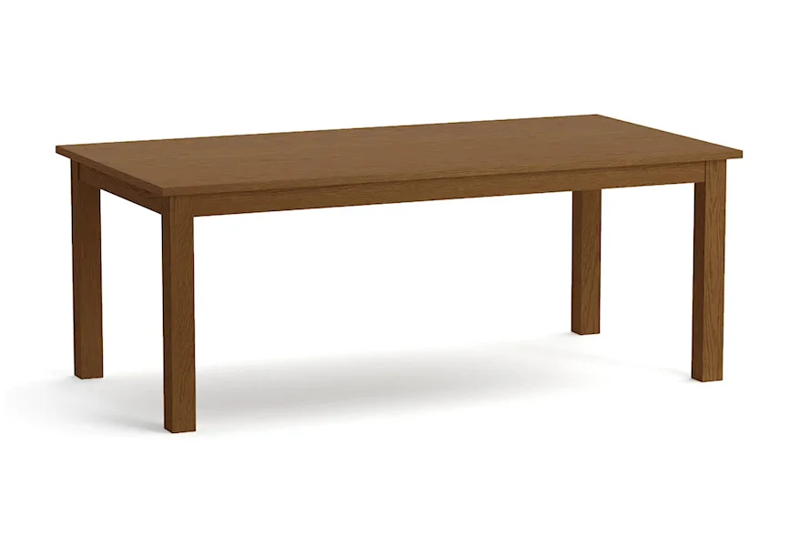 BenchMade Dining Table by Bassett at Williams & Kay