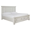 Ashley Furniture Signature Design Robbinsdale King Panel Bed with Storage