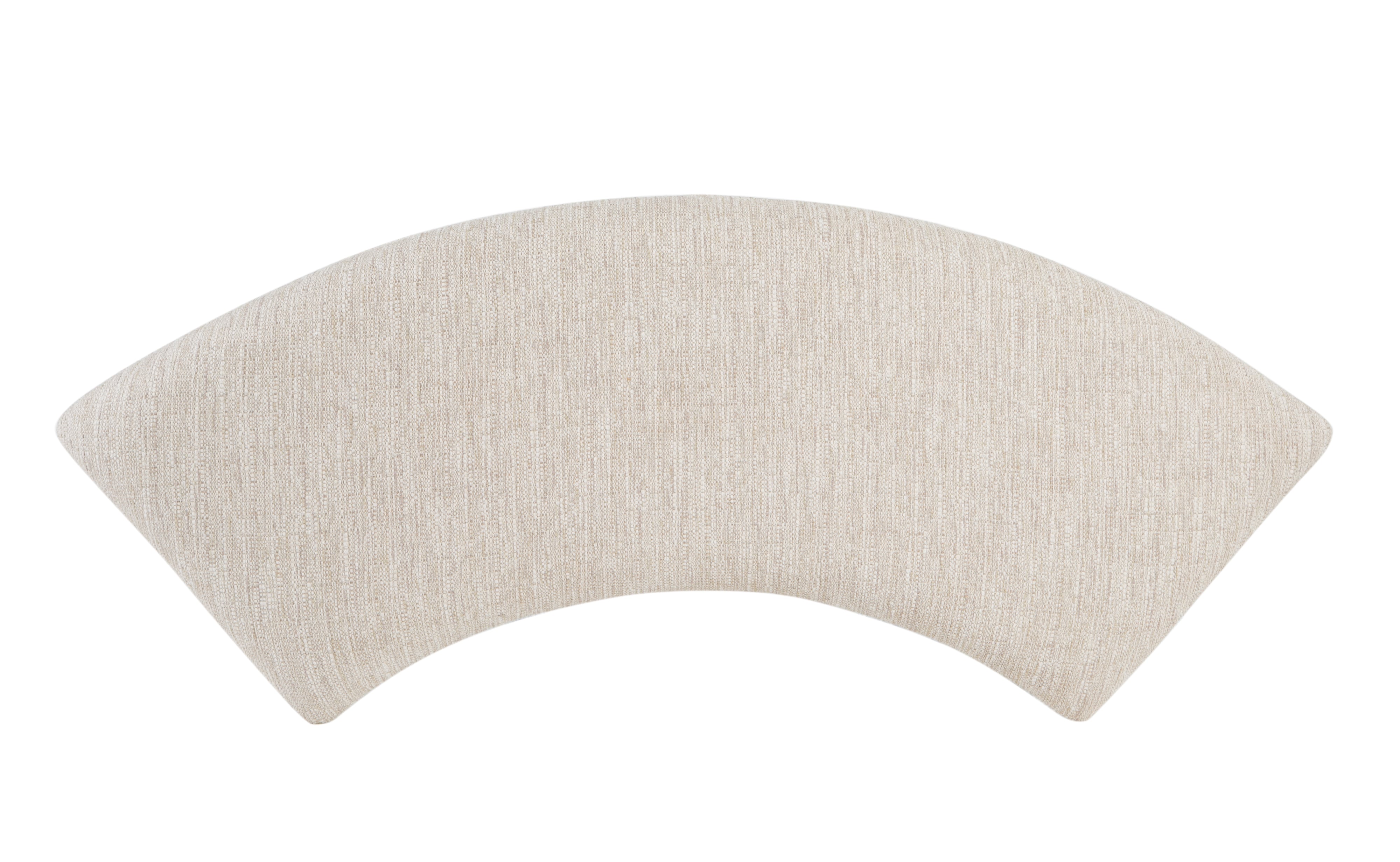 Curved Bench w/ Upholstered Seat